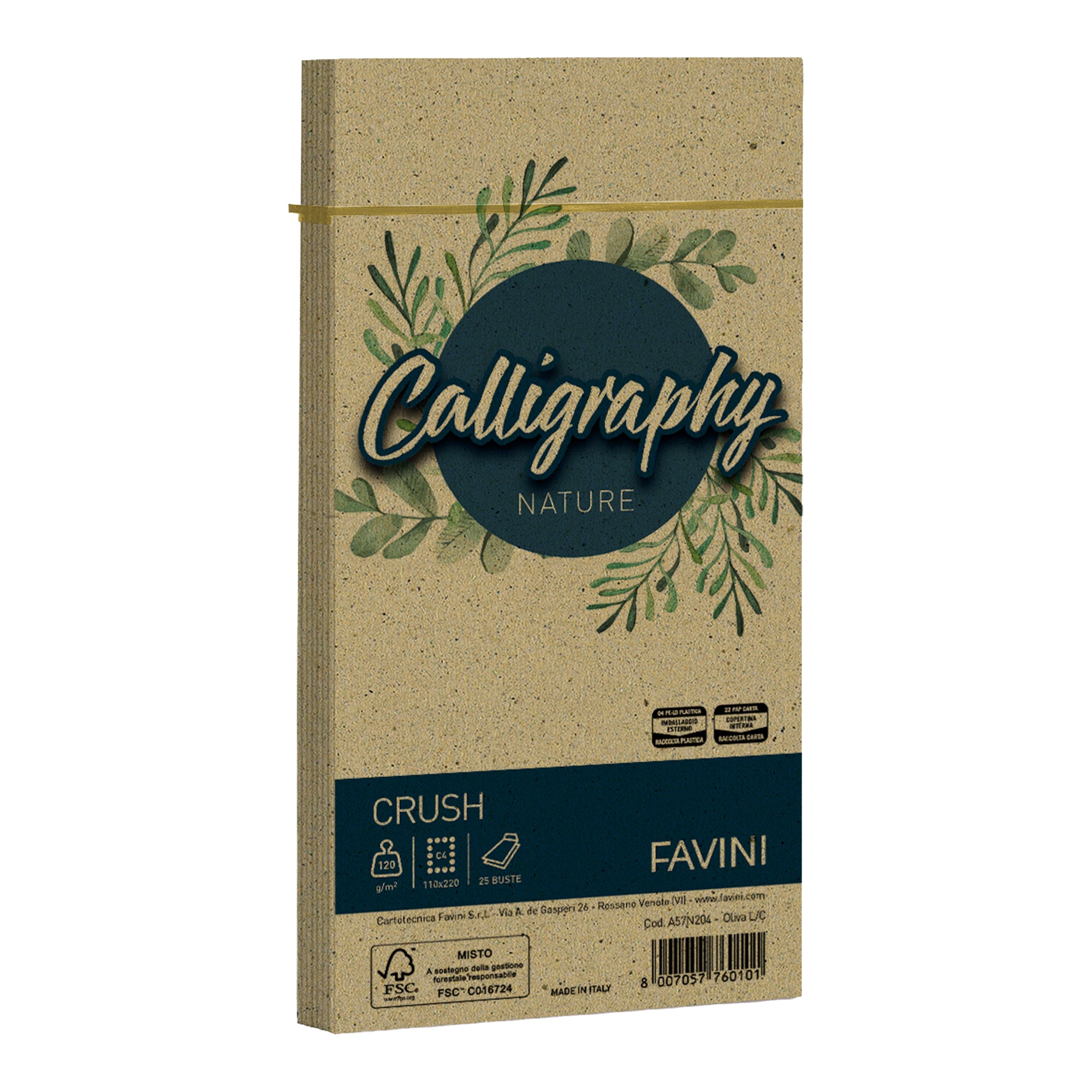 favini-25-buste-calligraphy-nature-crush-120gr-110x220mm-oliva