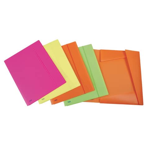 favorit-cartella-tre-lembi-elastico-neon-formato-33-5x42-cm-dorso-2-cm-colori-assortiti-conf-10-400090480