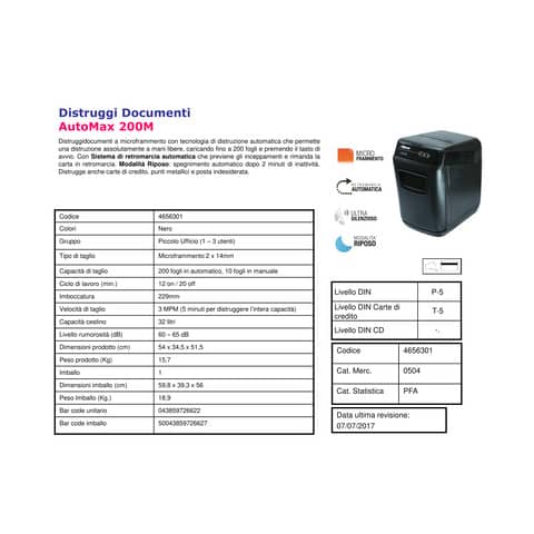 fellowes-distruggidocumenti-uso-moderato-automax-200m-p-5-32-l-taglio-microframmenti-2x14-mm-nero-4656301