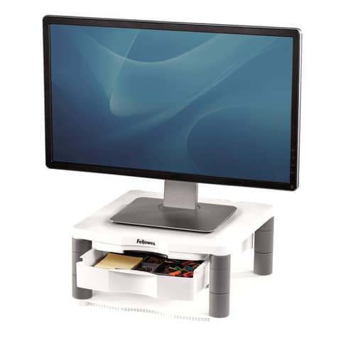 fellowes-supporto-premium-plus-monitor-plastica-riciclata-grigio-34-3x33-3x6-4-16-5-cm-91713