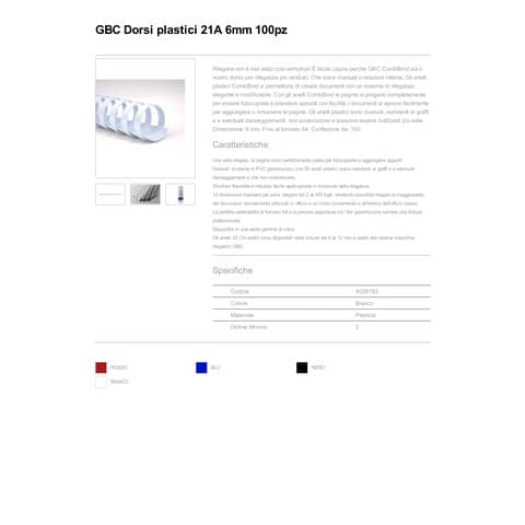 gbc-scatola-100-dorsi-spirale-6mm-bianco-21-anelli