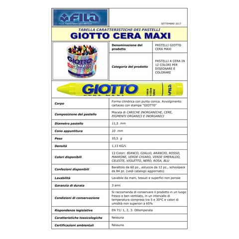 giotto-barattolo-60-pastelli-cera-maxi-100mm-d-11-5mm