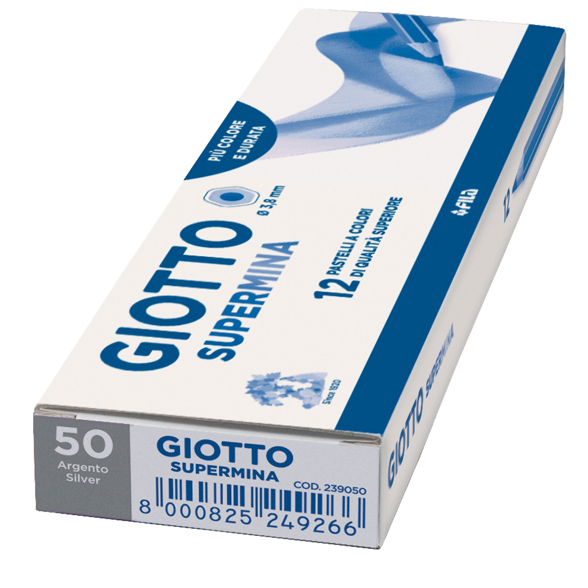 giotto-pastello-supermina-monocolore-argento-50