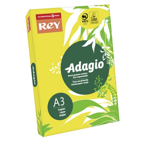 international-paper-carta-colorata-a3-rey-adagio-160-g-mq-giallo-intenso-66-risma-250-fogli-adagi160x502