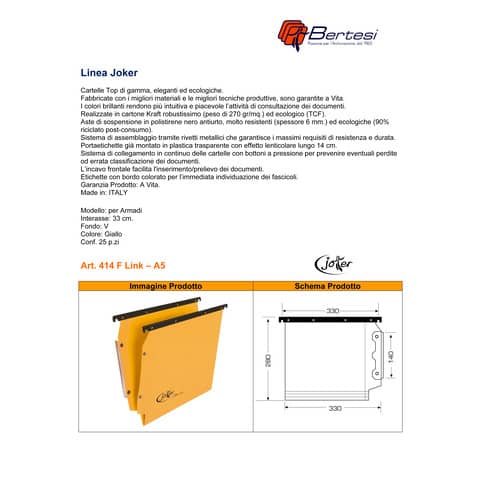 joker-cartelle-sospese-laterali-armadi-linea-33-cm-fondo-v-giallo-conf-25-pezzi-414f-link-a5