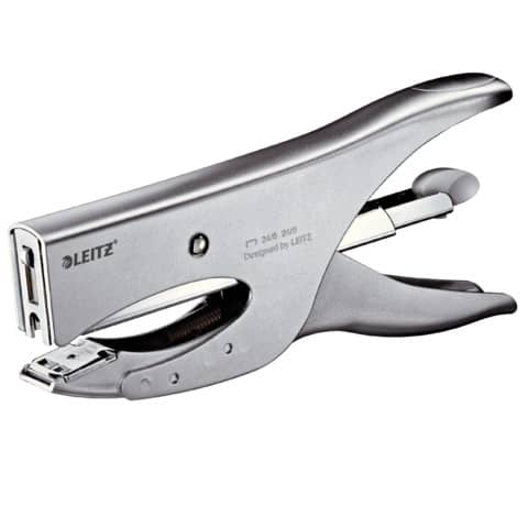 leitz-cucitrice-pinza-max-40-fogli-5549-grigio-metallizzato-satinato-55490081