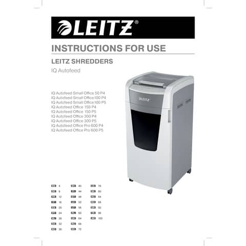 leitz-distruggidocumenti-automatico-iq-p4-small-office-autofeed-100-ff-34-l-bianco-80110000