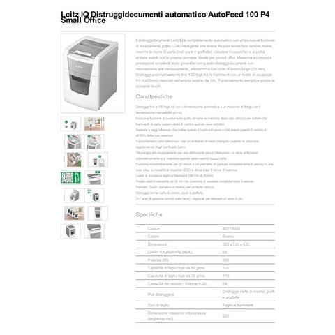 leitz-distruggidocumenti-automatico-iq-p4-small-office-autofeed-100-ff-34-l-bianco-80110000