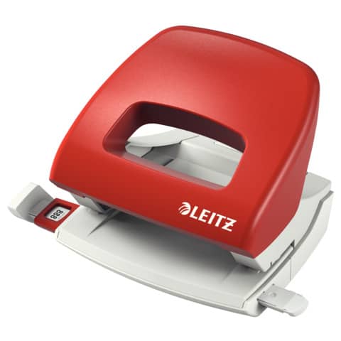 leitz-perforatore-2-fori-guida-metal-rim-5038-rosso-50380125