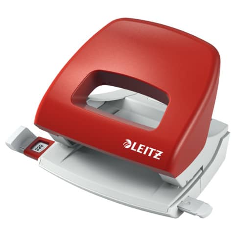 leitz-perforatore-2-fori-guida-metal-rim-5038-rosso-50380125