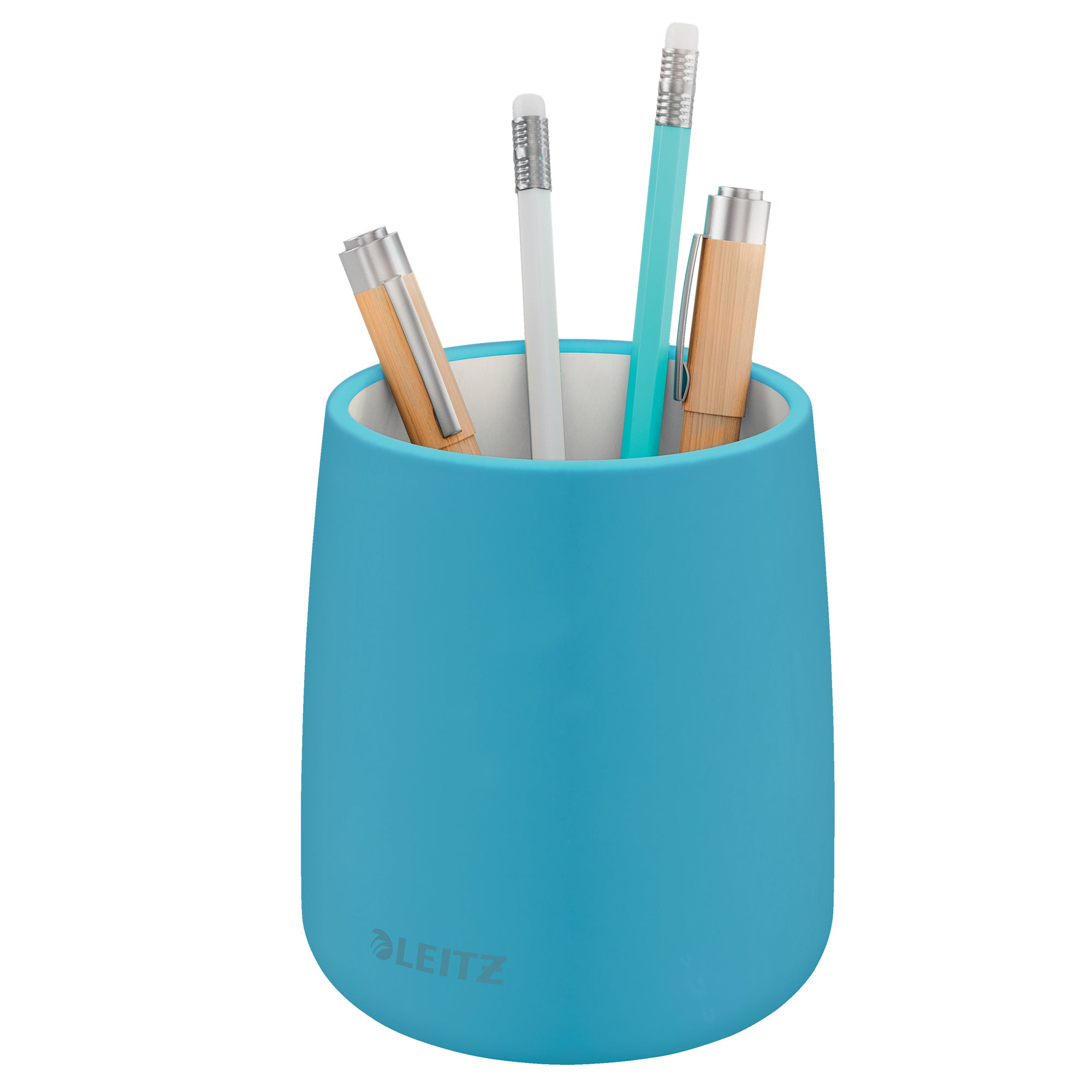 leitz-porta-penne-ceramica-blu-cosy