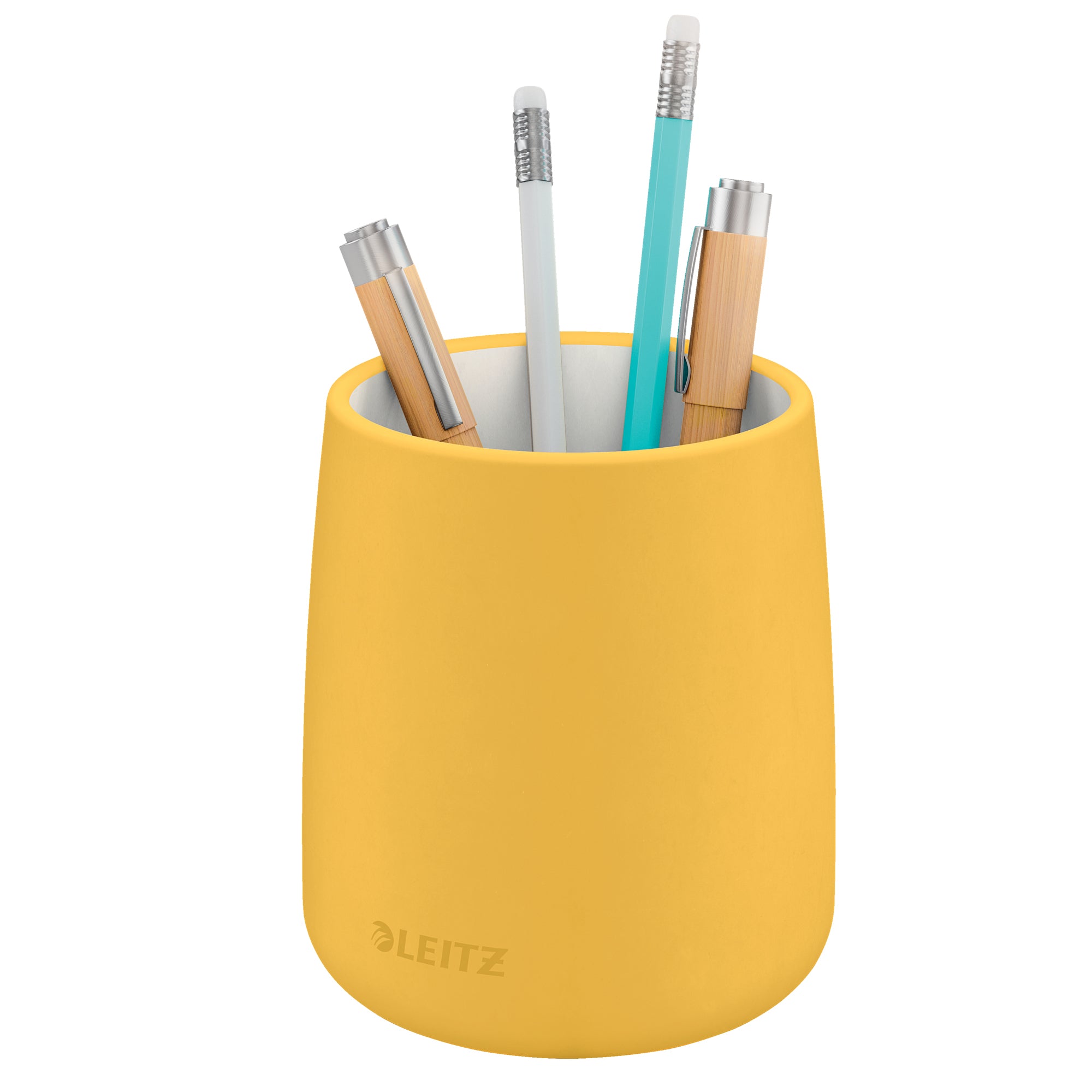 leitz-porta-penne-ceramica-giallo-cosy