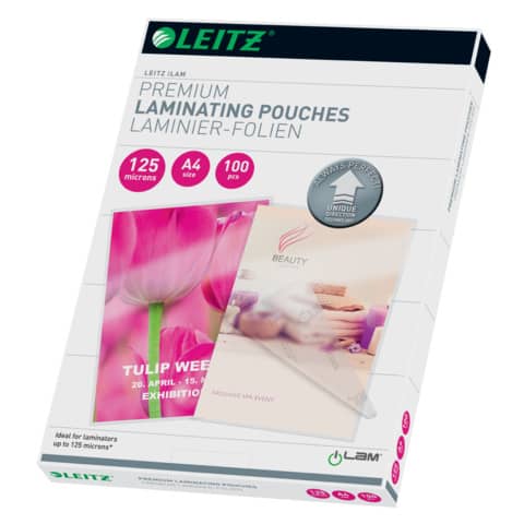 leitz-pouches-plastificatrici-ilam-udt-2x125-m-eva-a4-21-6x30-3-cm-conf-100-pezzi-74810000