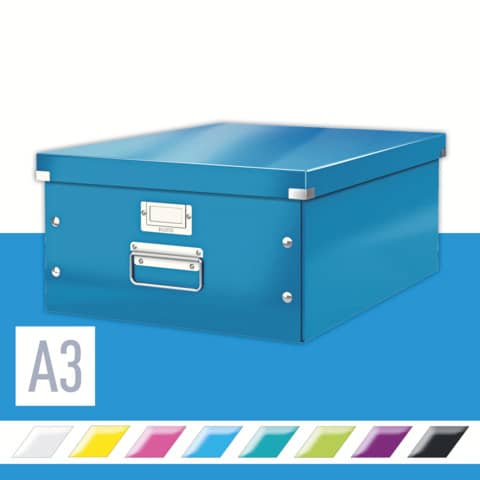 leitz-scatola-archiviazione-universale-l-click-store-36-9x20x48-2-cm-azzurro-metallizzato-60450036