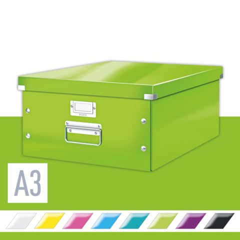 leitz-scatola-archiviazione-universale-l-click-store-36-9x20x48-2-cm-verde-metallizzato-60450054