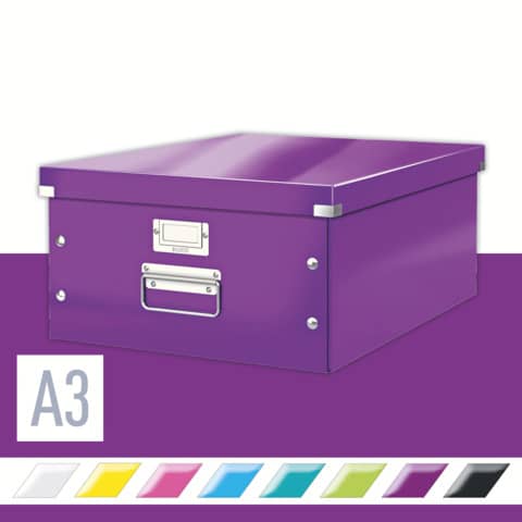 leitz-scatola-archiviazione-universale-l-click-store-36-9x20x48-2-cm-viola-metallizzato-60450062