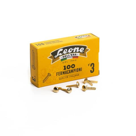 leone-dell-era-fermacampioni-leone-dellera-acciaio-testa-bombata-n-3-16-mm-ottone-scatola-100-pz-fc3