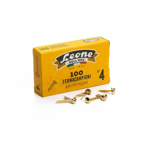 leone-dell-era-fermacampioni-leone-dellera-acciaio-testabombata-n-4-20-mm-ottone-scatola-100-pz-fc4