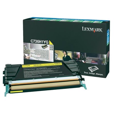 lexmark-c736h1yg-toner-originale