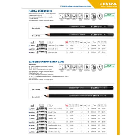 lyra-matita-carboncino-rembrandt-carbon-2b-l2055905