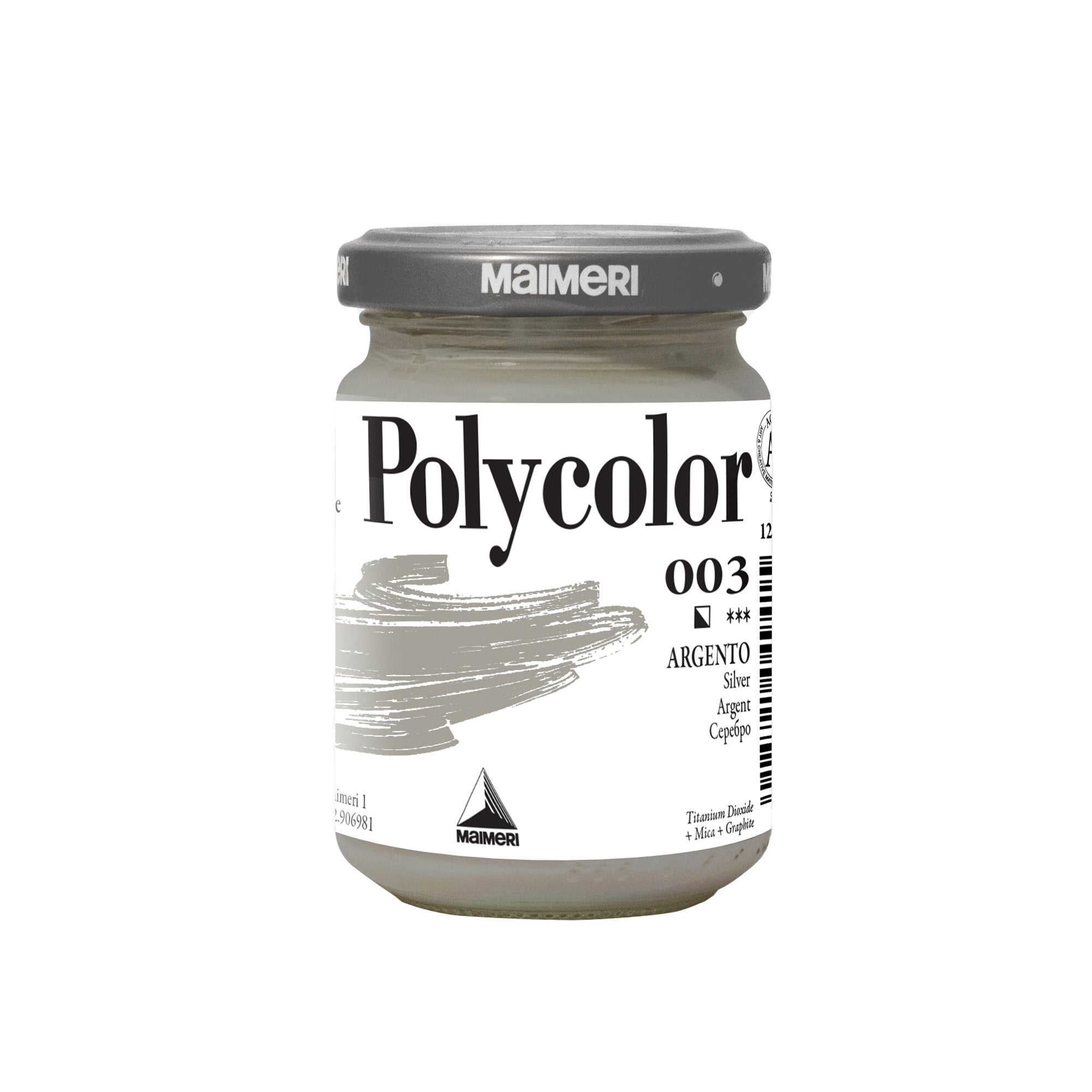 maimeri-colore-vinilico-polycolor-vasetto-140-ml-argento