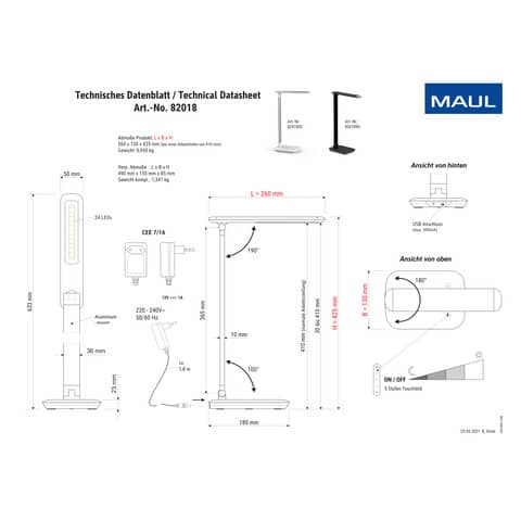 maul-lampada-led-scrivania-jazzy-dimmerabile-usb-nero-z800043