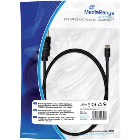 media-range-cavo-collegamento-hdmi-micro-hdmi-alta-velocita-contatti-dorati-10-2-gbit-s-1-mt-mrcs146