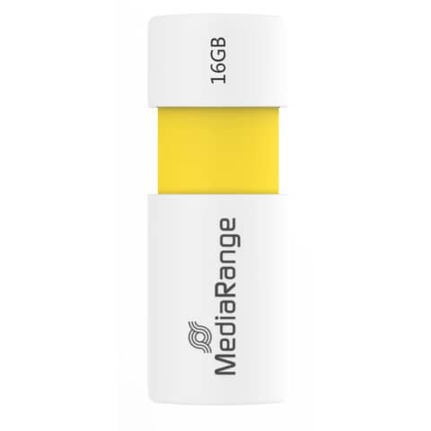 media-range-chiavetta-usb-2-0-16-gb-giallo-mr972