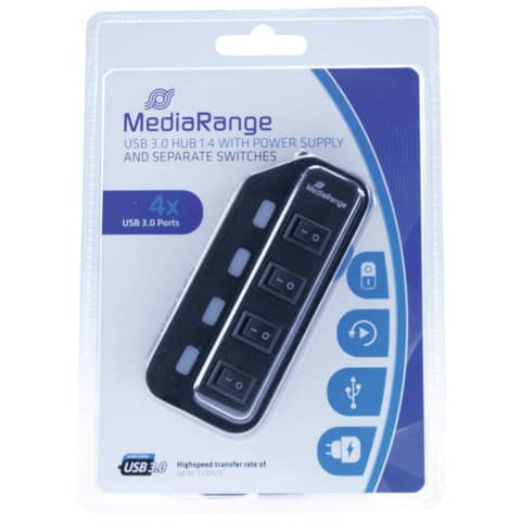 media-range-hub-usb-3-0-quattro-porte-interruttori-separati-alimentatore-mrcs505