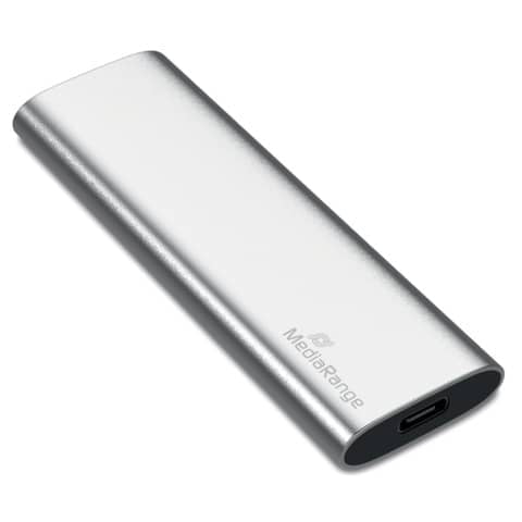 media-range-unita-ssd-esterna-usb-type-c-240-gb-argento-mr1101