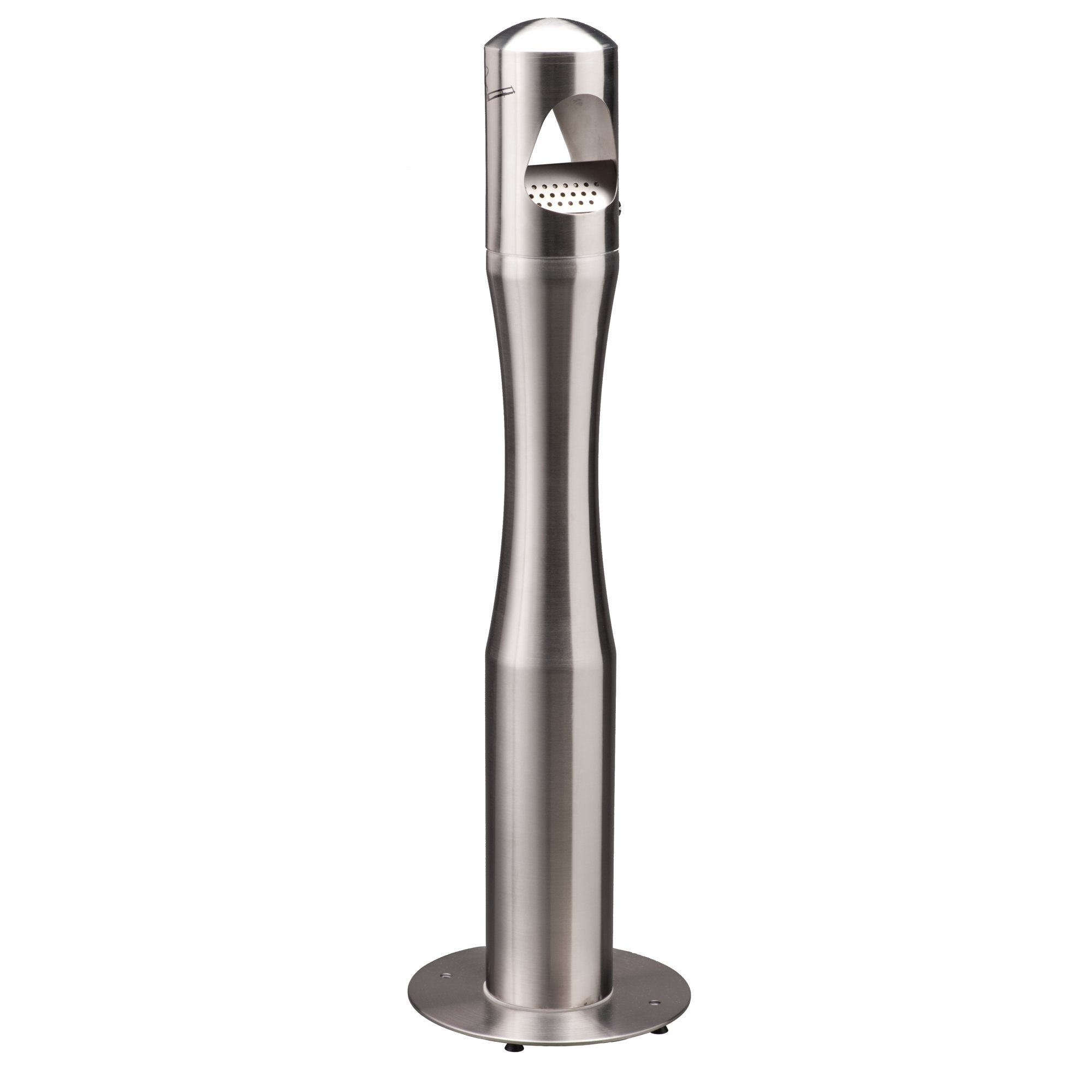 medialinternational-portacenere-colonna-h108cm-acciaio-inox