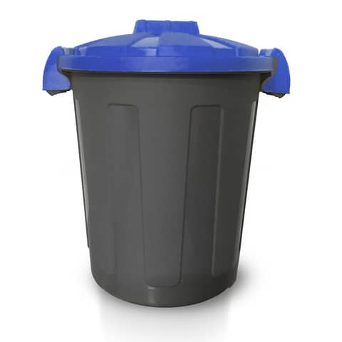 mobil-plastic-bidone-25-litri-dotato-coperchio-due-chiusure-esterne-pp-blu-105-25-blb