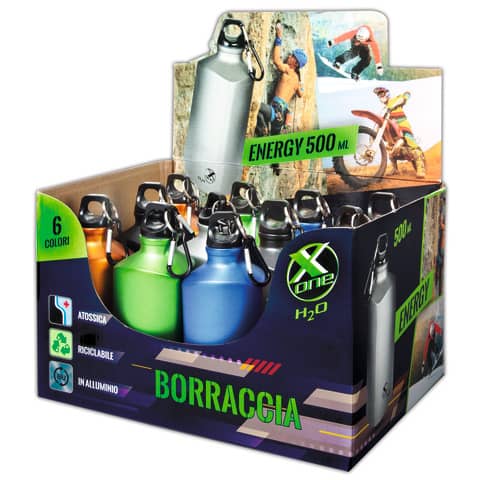 nikoffice-espositore-borraccia-x-one-energy-forma-triangolare-12-pezzi-capacita-500-ml-57nik004