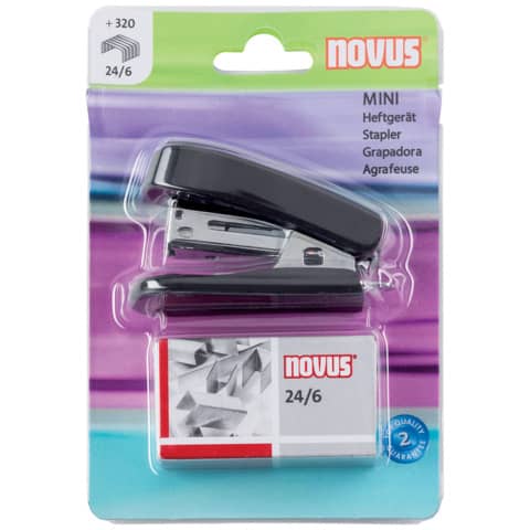 novus-set-cucitrice-mini-320-punti-24-6-max-12-fogli-nero-h101031