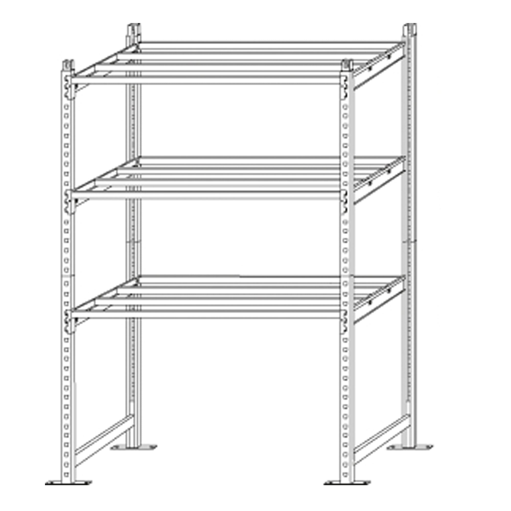 paperflow-scaffale-3-ripiani-metallo-100x60cm-h200cm-kit-iniziale