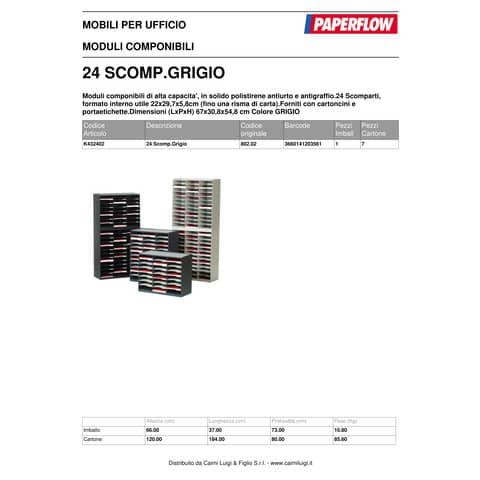 paperflow-smistamento-corrispondenza-sistema-24-scomparti-grigio-k432402