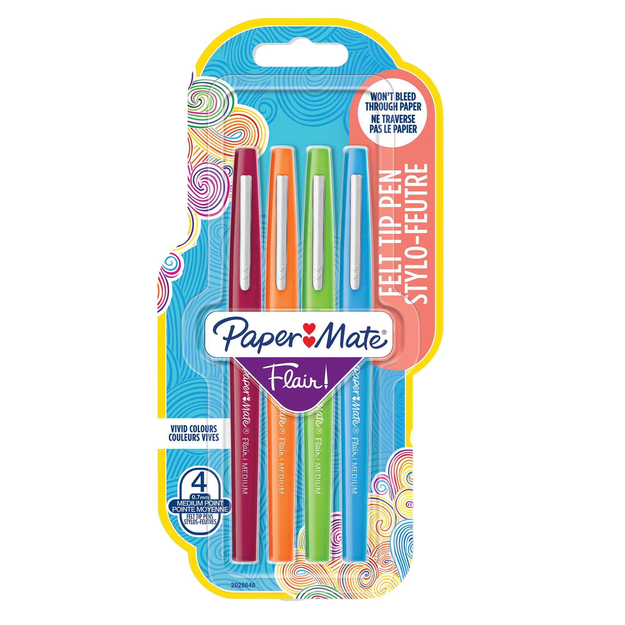 papermate-astuccio-4-colori-fun-pennarello-flair-nylon