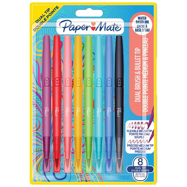 papermate-astuccio-8-colori-flair-dual-tip-pennarello-punta-media-brush