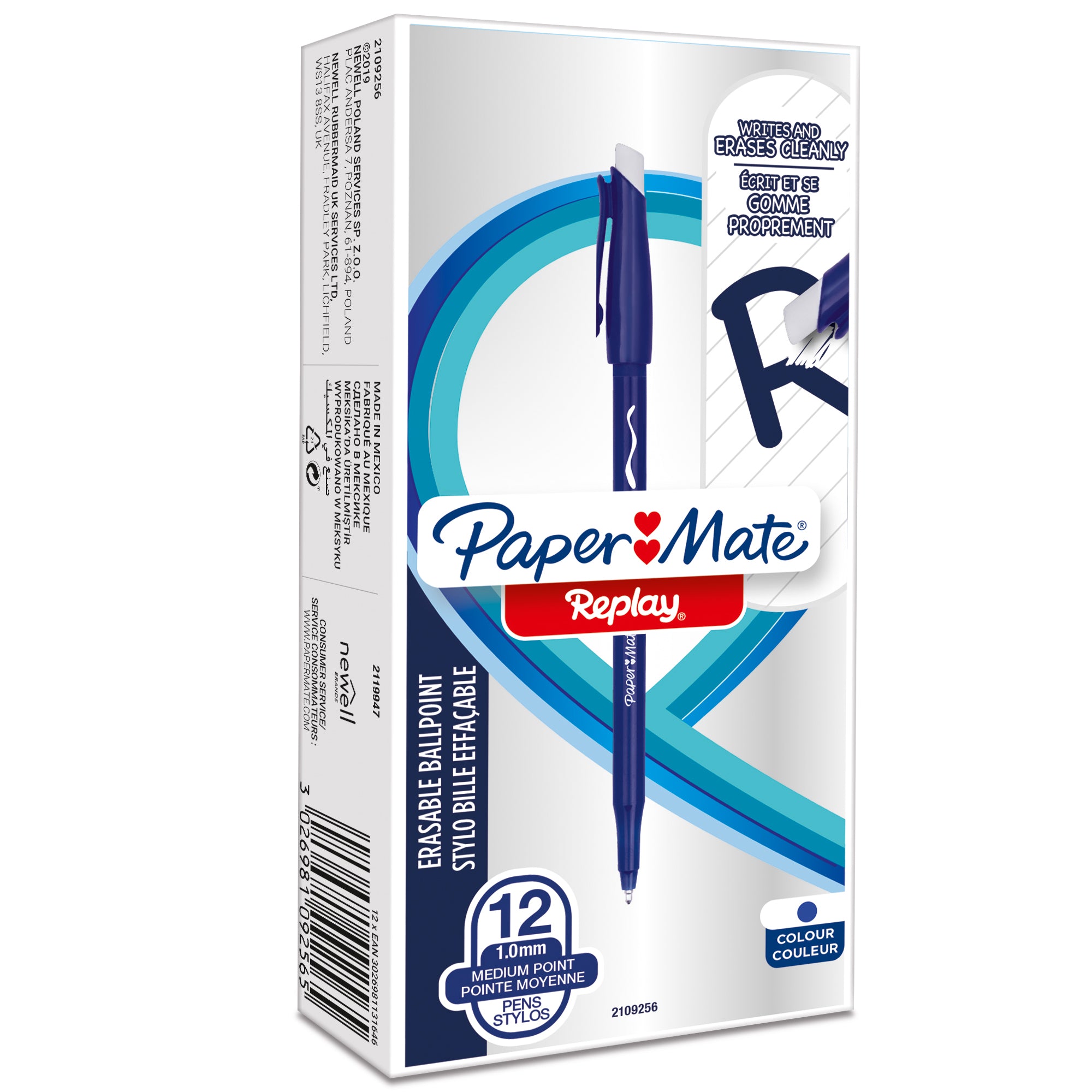 papermate-penna-sfera-inch-cancellabile-replay-40-anniversario-1-0mm-blu