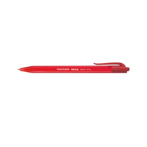 papermate-penna-sfera-scatto-inkjoy-100-rt-ulv-m-1-mm-rosso-s0957050