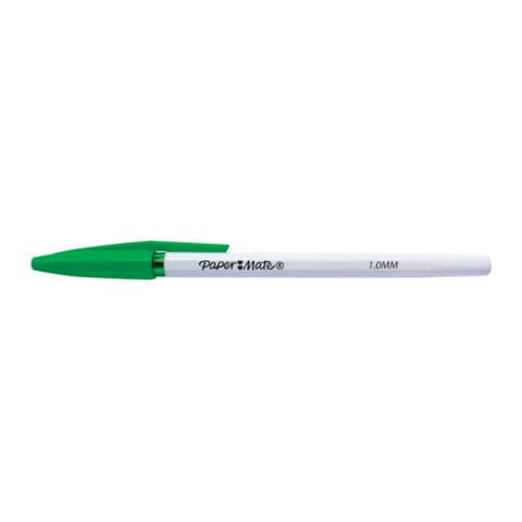 papermate-penne-sfera-cappuccio-pm-045-1-mm-nero-blu-rosso-verde-conf-8-pezzi-2084416