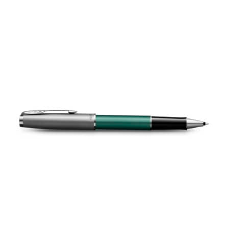 parker-penna-roller-sonnet-sand-blasted-metal-ct-punta-f-inchiostro-nero-green-black-2169364