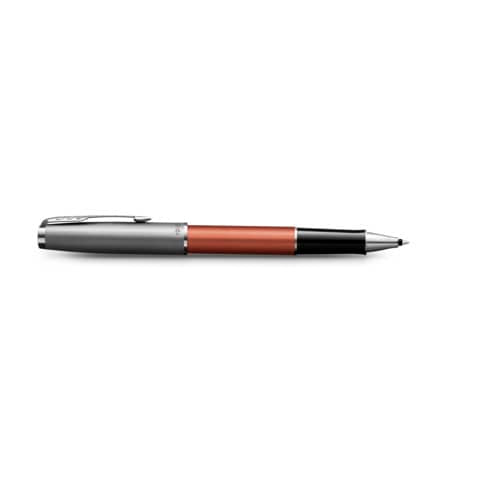 parker-penna-roller-sonnet-sand-blasted-metal-ct-punta-f-inchiostro-nero-orange-black-2169230