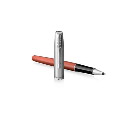 parker-penna-roller-sonnet-sand-blasted-metal-ct-punta-f-inchiostro-nero-orange-black-2169230