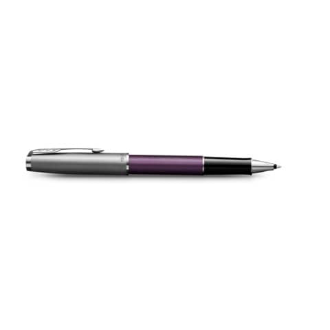 parker-penna-roller-sonnet-sand-blasted-metal-ct-punta-f-inchiostro-nero-violet-black-2169368