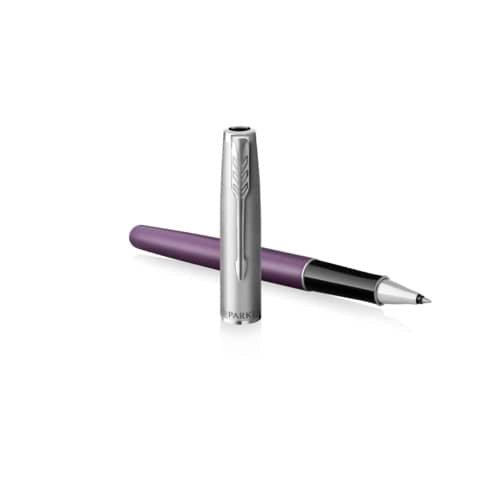 parker-penna-roller-sonnet-sand-blasted-metal-ct-punta-f-inchiostro-nero-violet-black-2169368