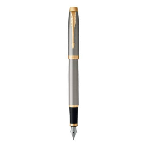 parker-penna-stilografica-im-punta-m-inchiostro-blu-brushed-metal-gt-1931656