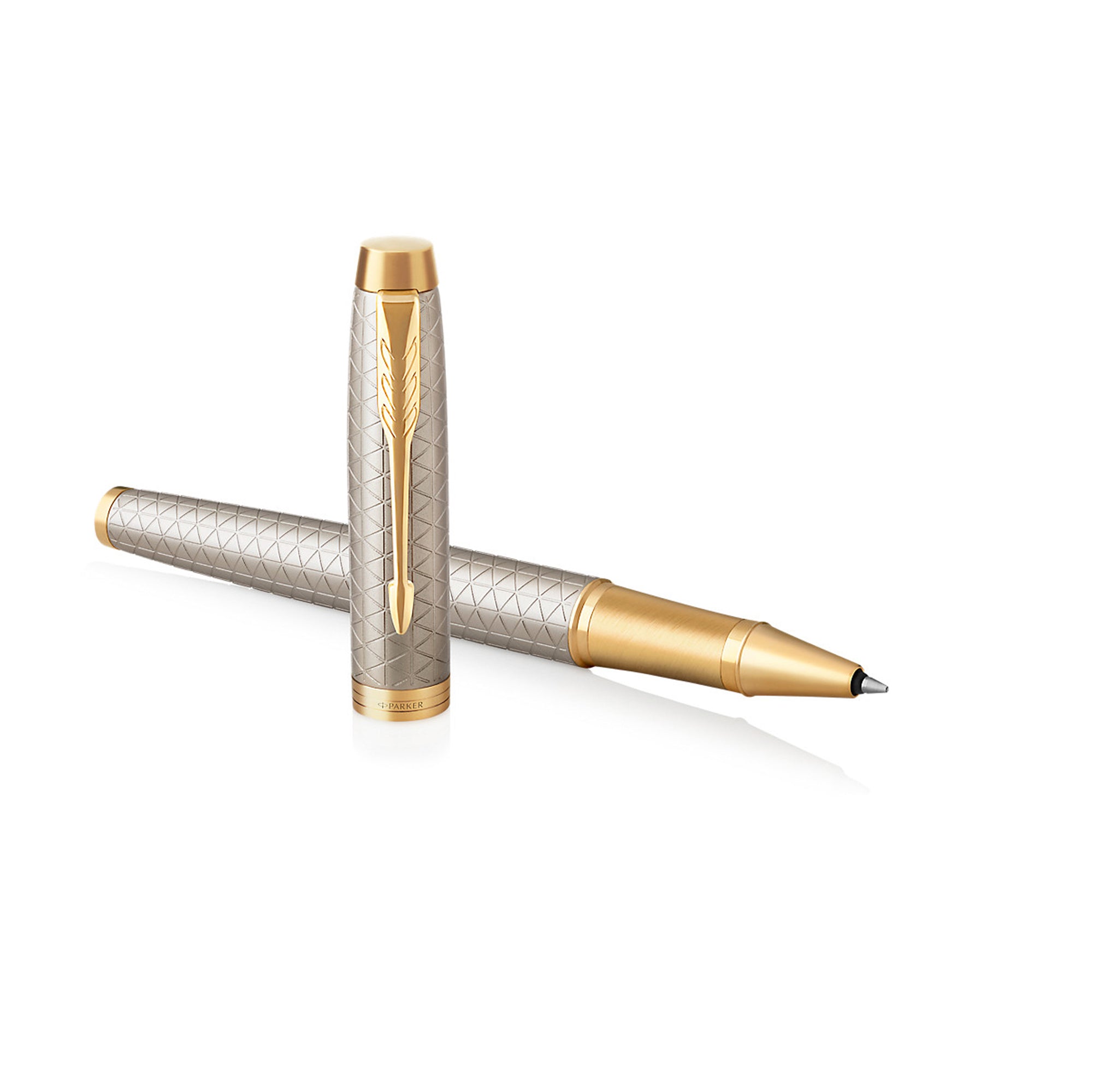 parker-roller-im-premium-warm-grey-metal-chiselled