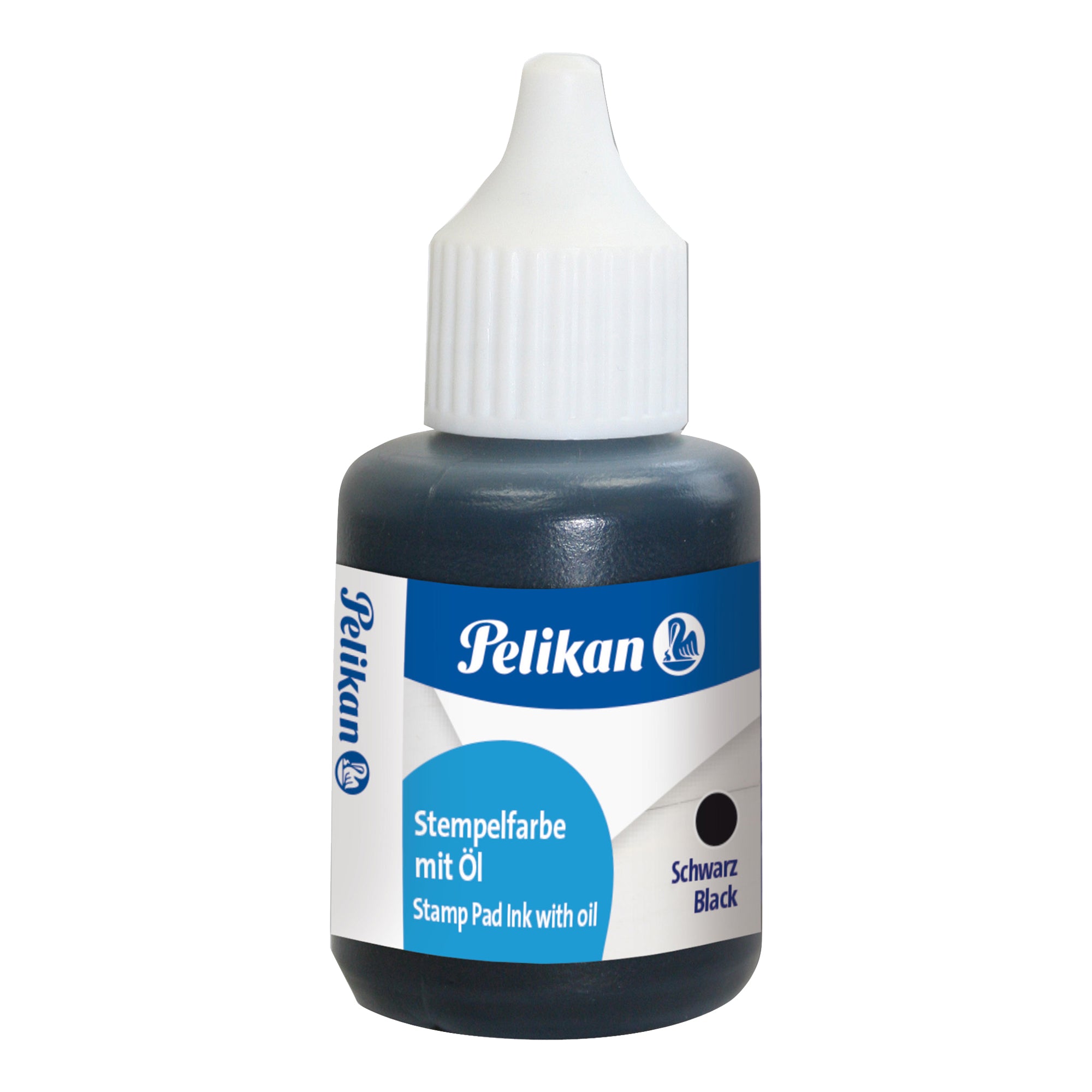 pelikan-inchiostro-nero-x-timbri-metallo-c-olio-30ml