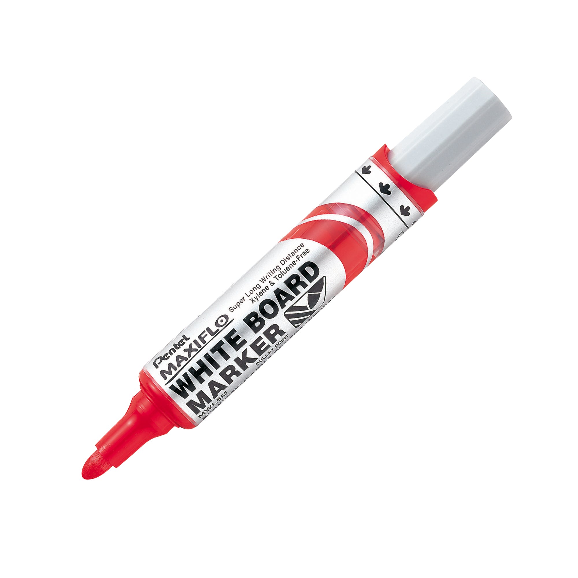 pentel-marcatore-lavagne-punta-conica-6mm-rosso-maxiflo